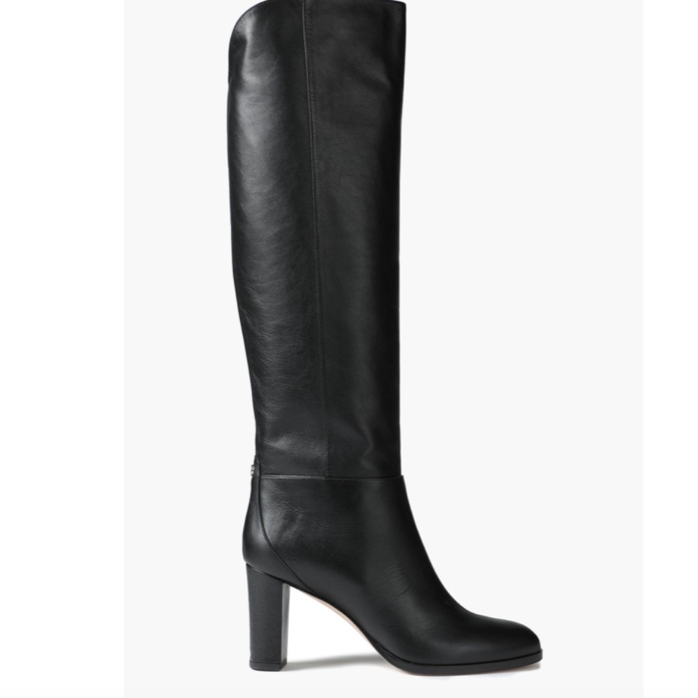 JIMMY CHOO Madalie 80 leather knee boots